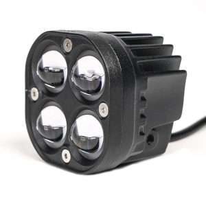 HJG 40W 4 LED Projector Fog Lights - with 2 Different Lighting Modes (White & Yellow)