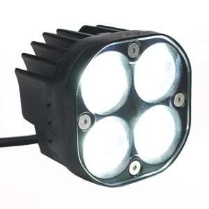HJG 40W 4 LED Projector Fog Lights - with 2 Different Lighting Modes (White & Yellow)