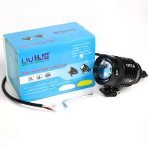 HJG CREE Push/Pull LED Fog Light Dual Tone White & Yellow