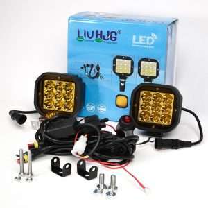 HJG 60 Watt 9 LED Fog Lamp with wiring harness & Switch